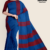 Deep Blue Maroon Handloom Cotton Saree FC1666