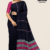 Black Handloom Cotton Saree FC1851