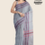 Light Gray Handloom Cotton Saree FC1878