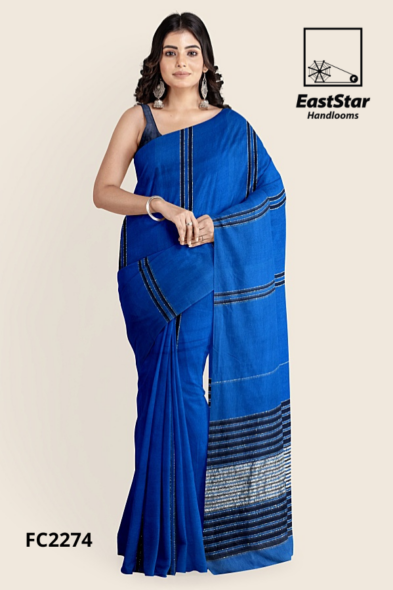 Royal Blue Handloom Cotton Saree FC2274 Royal Blue Handloom Cotton Saree FC2274