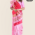 Red Pink Handloom Silk Saree JS3381