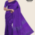 Purple Handloom Silk Saree JS3437