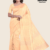 Peach Cream Handloom Silk Saree JS3452