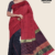 Maroon Black Handloom Silk Saree JS3456