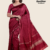Maroon Handloom Silk Saree JS3513