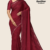 Maroon Handloom Cotton Saree JS3514