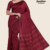 Deep Maroon Handloom Silk Saree JS3533