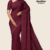 Maroon Handloom Silk Saree JS3550