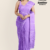 Purple Handloom Cotton Saree DC3434