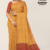 Mustard Yellow Handloom Cotton Saree DC3453