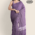 Lavender Purple Handloom Cotton Saree DC3457