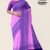 Purple Pink Handloom Cotton Saree DC3458