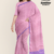 Pastel Pink Handloom Cotton Saree DC3463