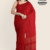 Deep Red Handloom Cotton Saree DC3468