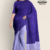 Purple Lavender Grey Handloom Saree DC3469
