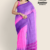 Pink Purple Handloom Cotton Saree DC3480