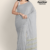 Light Grey Handloom Cotton Saree DC3495