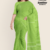 Lime Green Handloom Cotton Saree DC3496