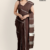 Deep Brown Handloom Cotton Saree FC1017