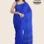 Royal Blue Handloom Cotton Saree FC1030