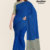 Deep Cobalt Blue Handloom Cotton Saree FC1052