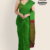 Bright Green Handloom Cotton Saree FC1082
