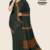 Dark Forest Green Handloom Cotton Saree FC1109
