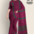 Deep Plum Handloom Cotton Saree FC1111