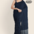 Navy blue Handloom Cotton Saree FC1129