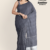 Charcoal Grey Handloom Cotton Saree FC1134