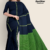 Navy Blue Handloom Cotton Saree FC1179