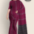 Magenta Handloom Cotton Saree FC1193