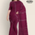 Magenta Handloom Cotton Saree FC1224