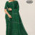 Dark Green Handloom Cotton Saree FC1235