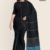 Black Handloom Cotton Saree FC1314