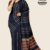 Black Handloom Cotton Saree FC1352