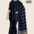 Navy Blue Handloom Cotton Saree FC1435