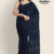 Navy Blue Handloom Cotton Saree FC1446