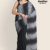 Black Grey Handloom Cotton Saree FC1543