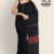 Black Handloom Cotton Saree FC1570