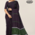 Dark Plum Handloom Cotton Saree FC1699