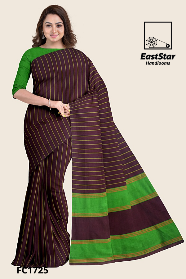 Maroon Handloom Cotton Saree FC1725 Maroon Handloom Cotton Saree FC1725