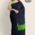 Navy Blue Handloom Cotton Saree FC1734