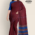Maroon Handloom Cotton Saree FC1835