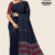 Navy Blue Handloom Cotton Saree FC2238
