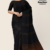 Black Handloom Cotton Saree FC2338