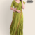 Olive Green Handloom Silk Saree JS2539