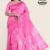Bright Pink Handloom Silk Saree JS3440