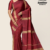 Maroon Handloom Silk Saree JS3487