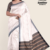 Off White Handloom Silk Saree JS3523